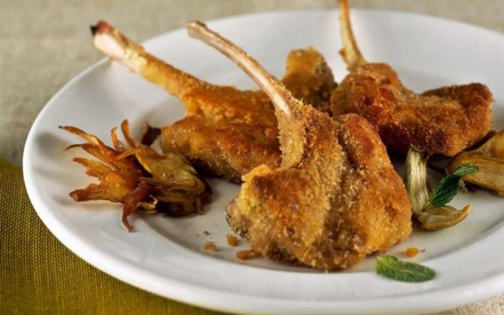 Costolette di agnello fritte osteria favorita